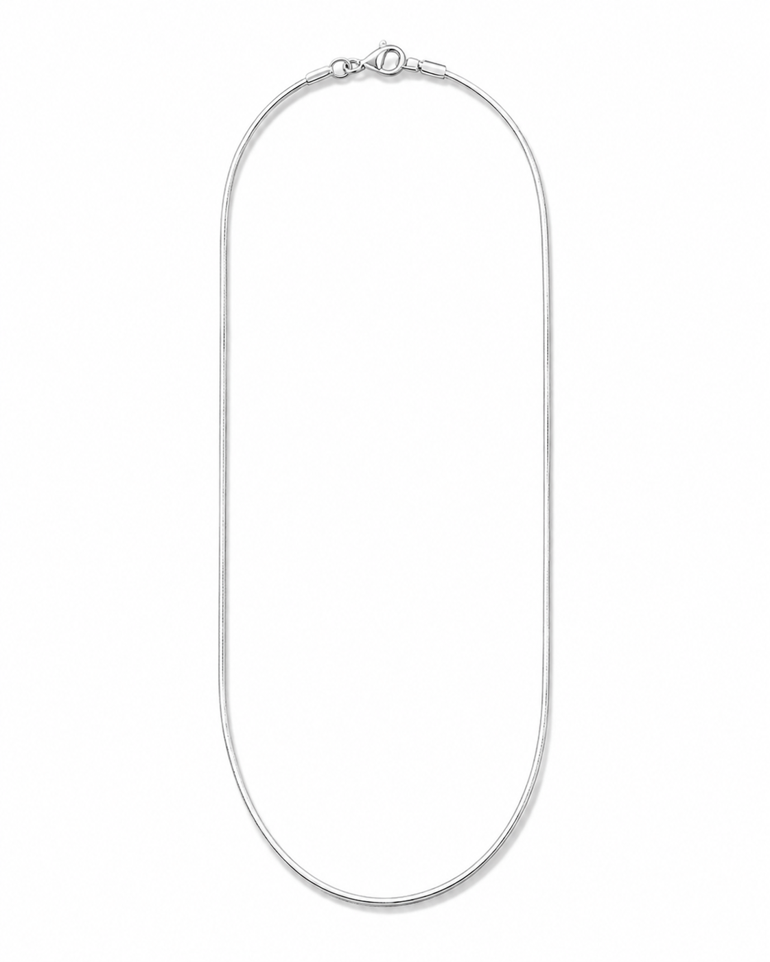 The Silver Lining Look: Bar None flat sterling silver chain