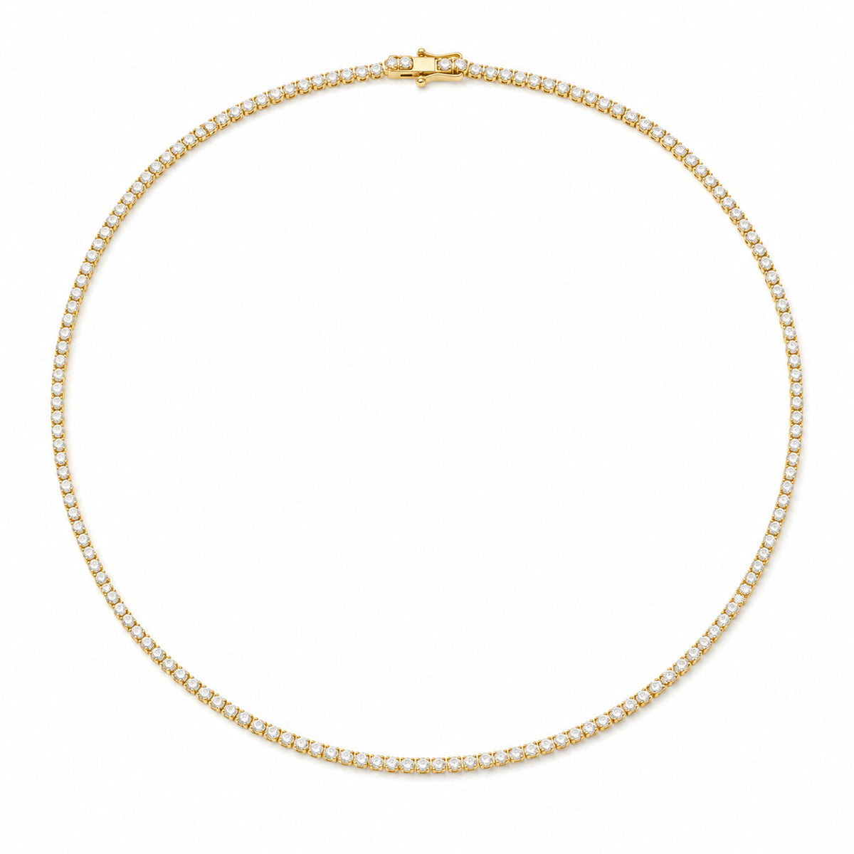 Bar None · CZ Tennis Chain - Clear | Boss Up Jewelry