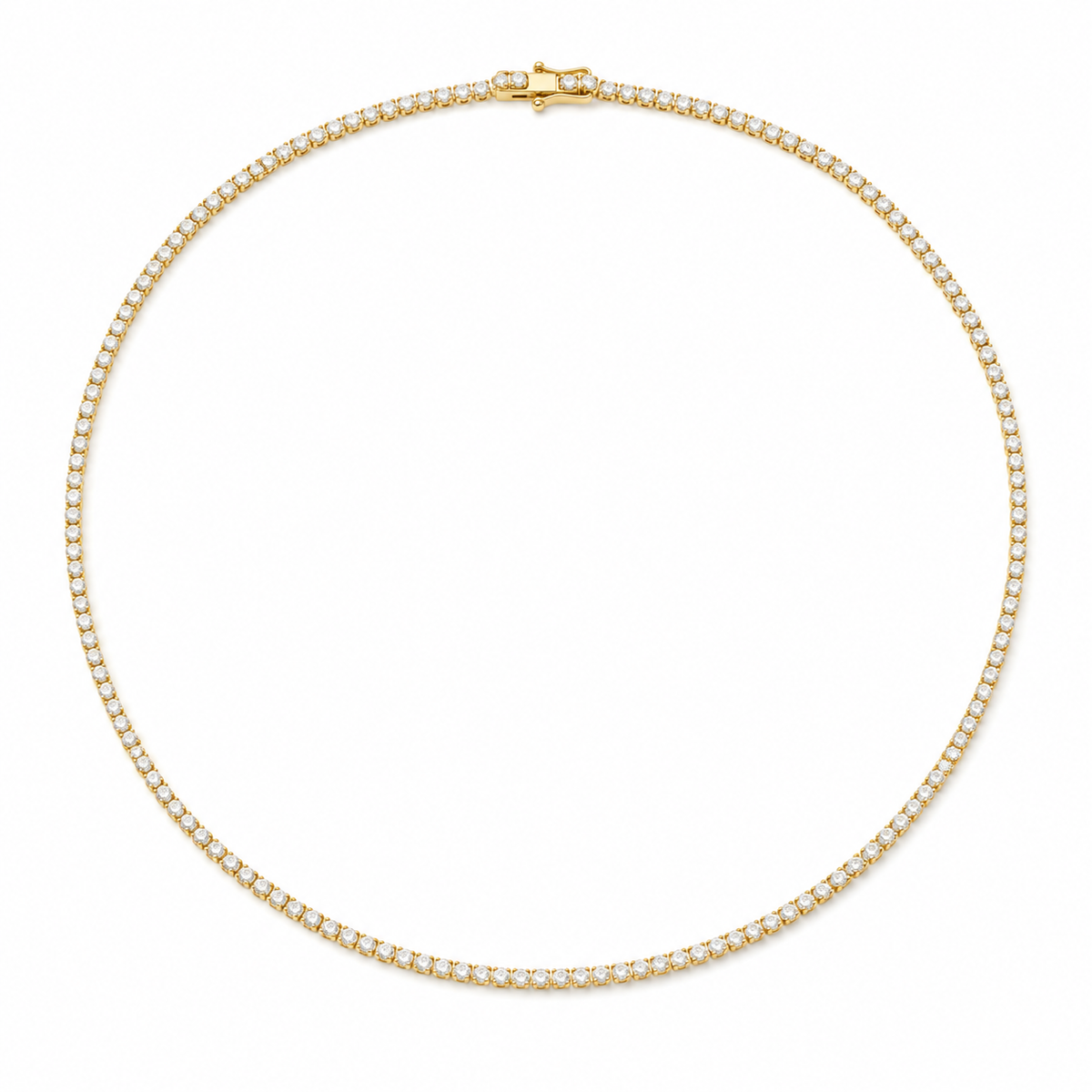 Bar None · CZ Tennis Chain - Clear | Boss Up Jewelry