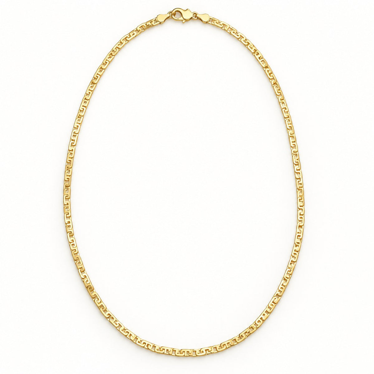 Making Waves gold mariner-link chain necklace