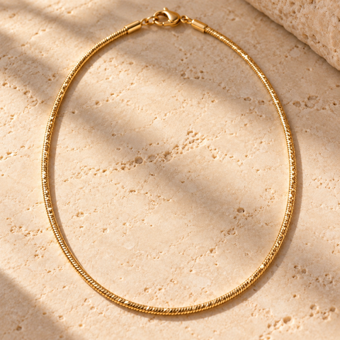 Bar None - Diamond-Cut Snake Chain