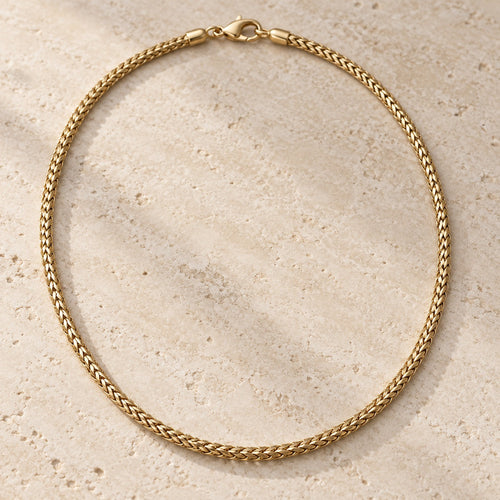 The Loose Ends Look: Thread Count, the Bar None Gold Wheat Chain and Square Deal