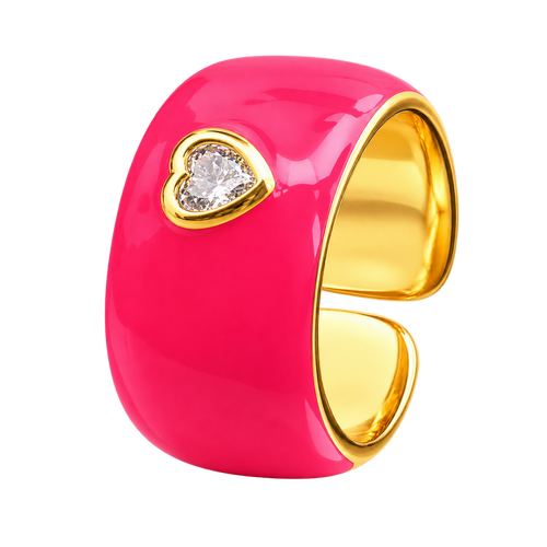 Collect the Shades ring — Deep Pink