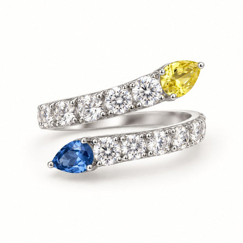 The Blue Ribbon Look: Opposites Attract, Blue Chip and Square Deal