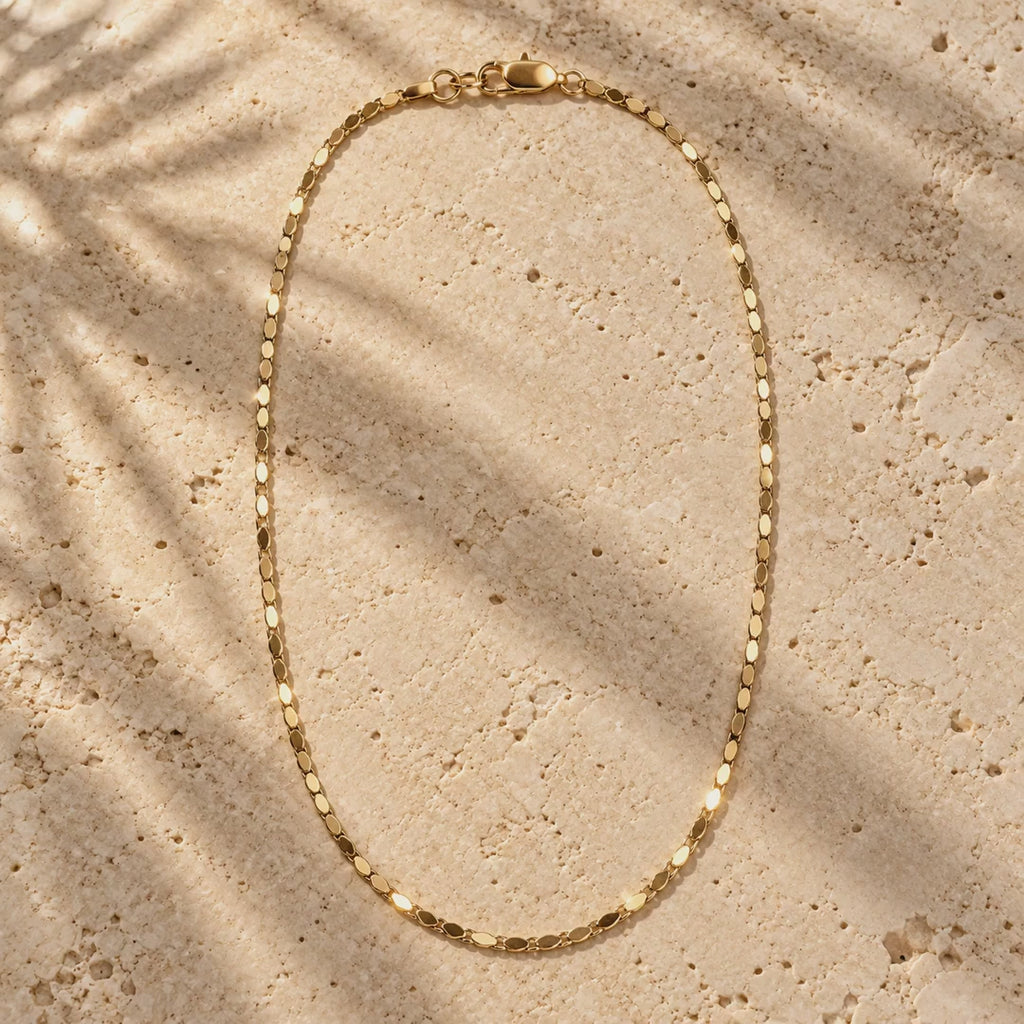 Bar None - Gold Cobra Chain