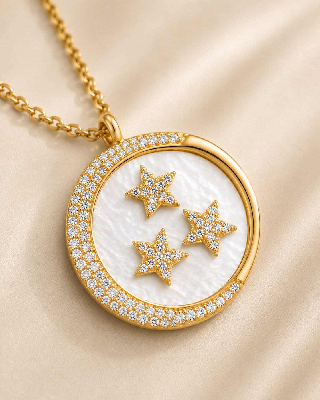 Rise & Shine celestial medallion necklace