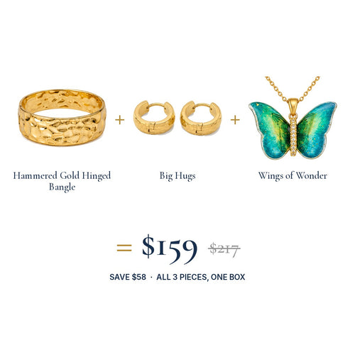 The Golden Hour Look: three pieces, one set price