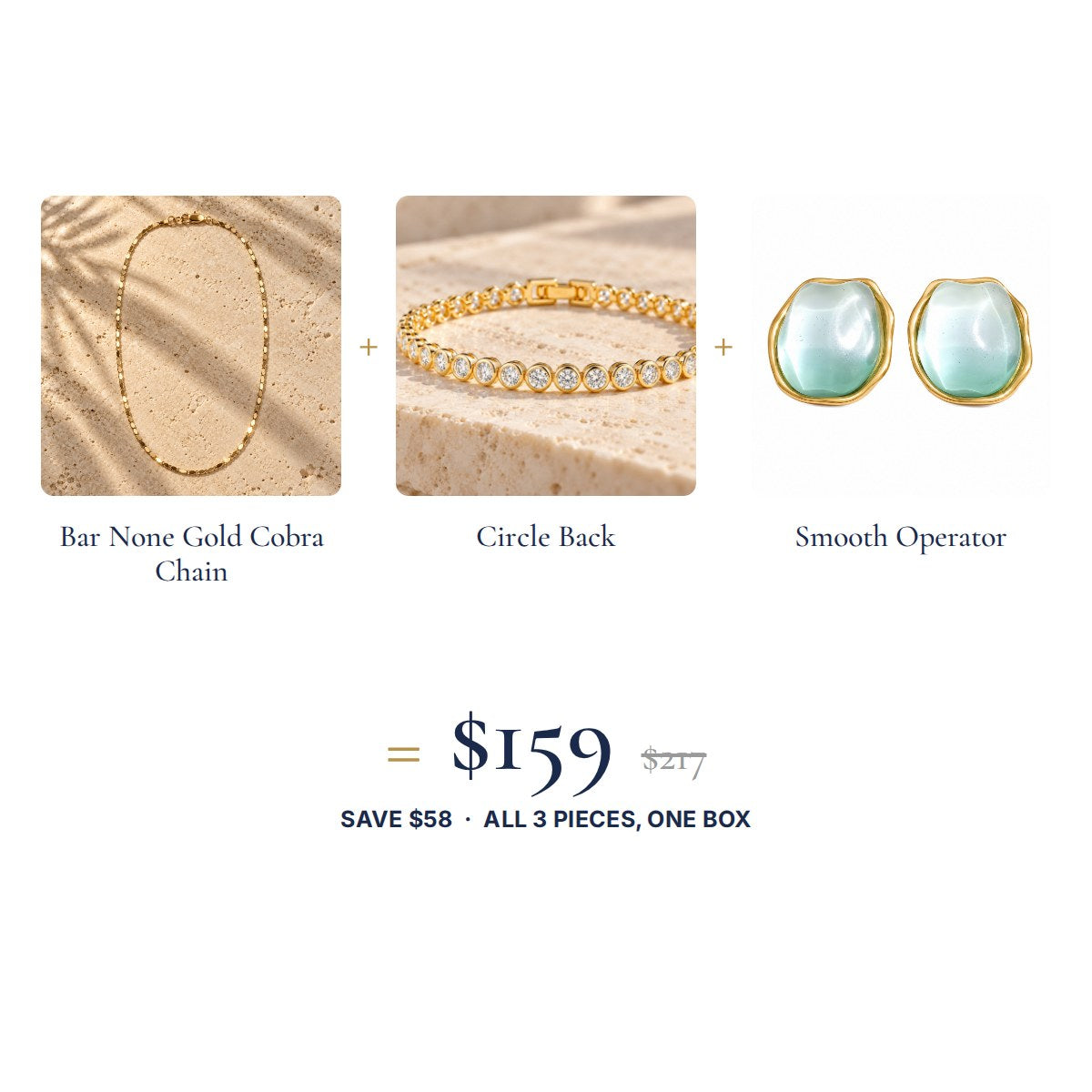 The Inside Track Look: three pieces, one set price