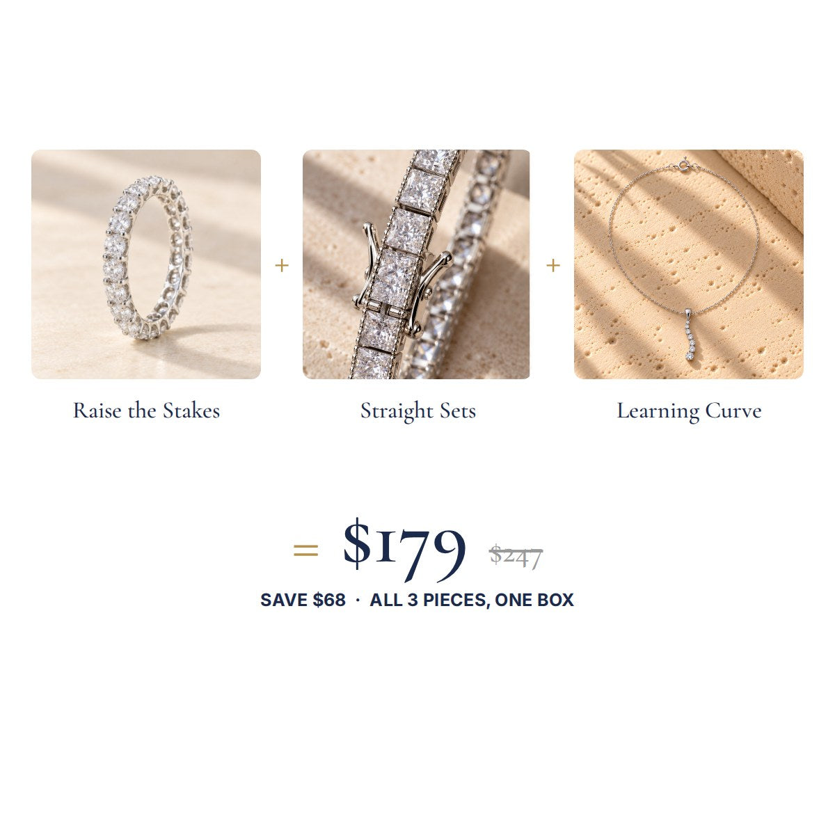 The Long Game Look: three pieces, one set price