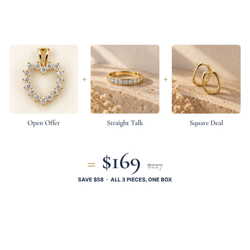 The Open Door Look: three pieces, one set price
